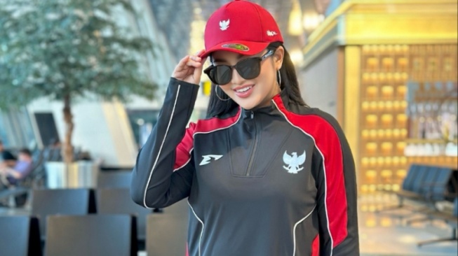 Fitri Carlina Terbang ke Arab Saudi Dukung Timnas Indonesia di Kualifikasi Piala Dunia 2026