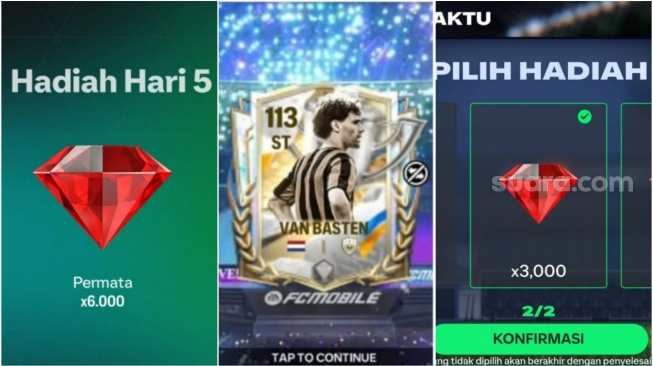 19 Kode Redeem FC Mobile Terbaru 8 Oktober: Ada 26.000 Gems dan Player 110-113