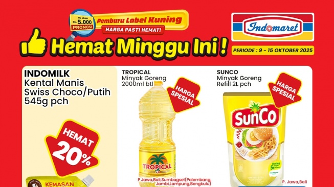 Promo Hemat Minggu Ini di Indomaret, Diskon Hingga 25 Persen