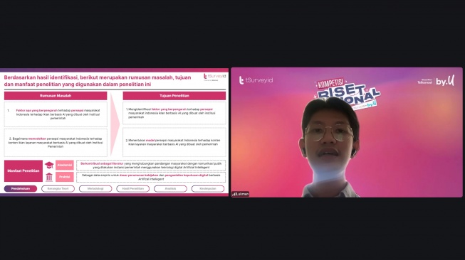 Pemenang Kompetisi Riset Nasional 2025. [Telkomsel]