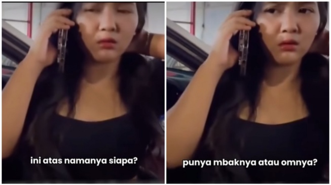 Momen Panik Perempuan Simpanan Telepon Sugar Daddy Usai Mobil Gagal Bayar, Ancamannya Jadi Sorotan