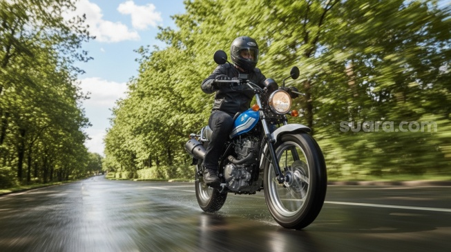 Suzuki e-VanVan. (Suara.com/Gemini AI)