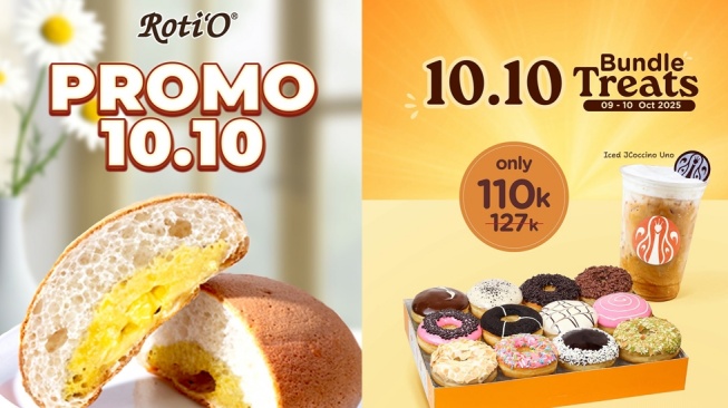 Deretan Promo 10.10 Oktober 2025: Makan Enak, Harga Hemat di Berbagai Gerai Favorit!