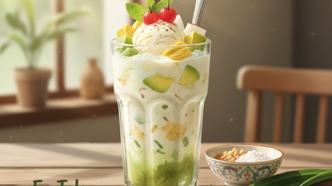 Resep Es Teler Kuah Creamy, Segar, Manis, Bikin Nagih!