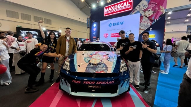 Nissan GTR R35 Hasil Karya MaxDecal di IMX 2025. (Foto: Ist)