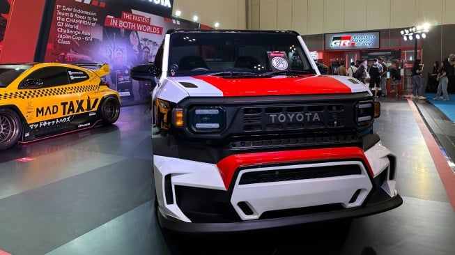 Modifikasi Toyota Hilux Rangga di Indonesia Modification Expo 2025. (Foto: TAM)