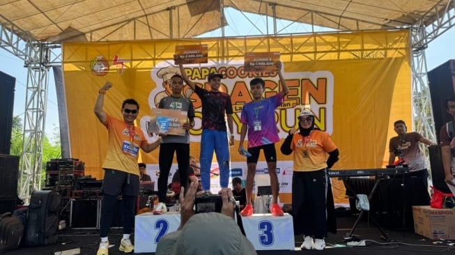 Hasil Sragen City Run 2025: Atlet Yonif 413/Bremoro Kostrad Raih Juara 2 dan 4