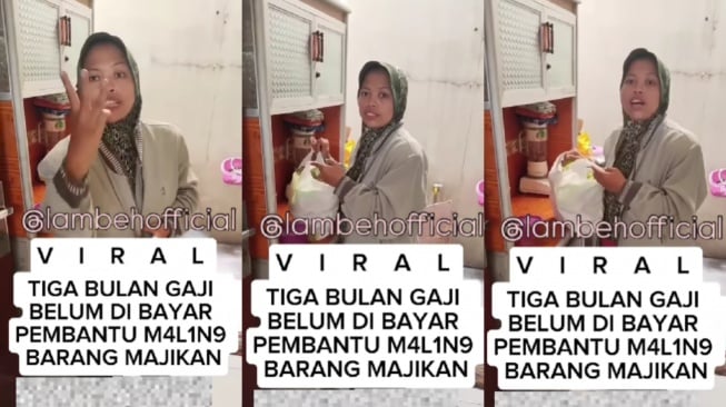 Tak digaji 3 bulan, art nekat ambil sembako milik majikan (Instagram)