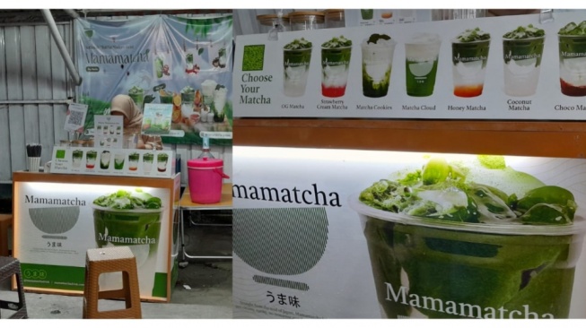 Matcha Masuk Jalanan! Tetap Fancy Meski dari Gerobak