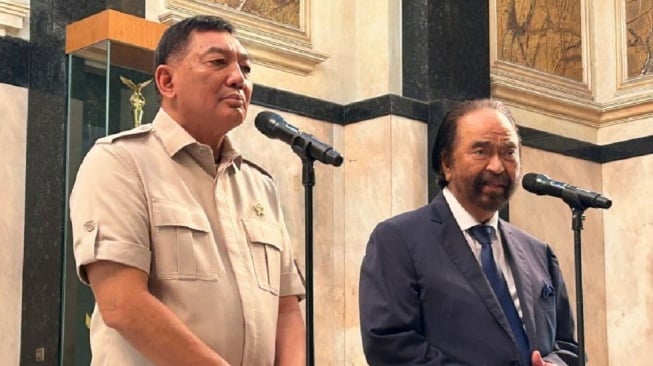 Surya Paloh Mendadak Temui Menhan Sjafrie Sjamsoeddin, Ada Apa?