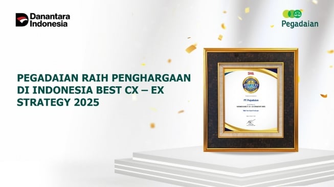 PT Pegadaian Raih Indonesia Best CX-EX Strategy Award 2025: Sinergi Pengalaman Pelanggan-Karyawan