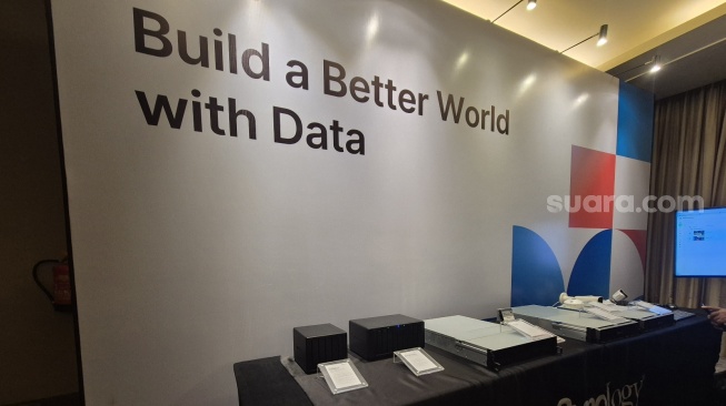 Deretan Solusi Synology, Jakarta, Rabu (15/10/2025). [Suara.com/Dythia]