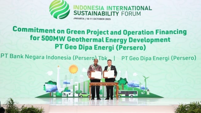 BNI Mendukung Pembangunan dan Operasional 500 MW Geothermal Energy PT Geo Dipa Energi (Persero)