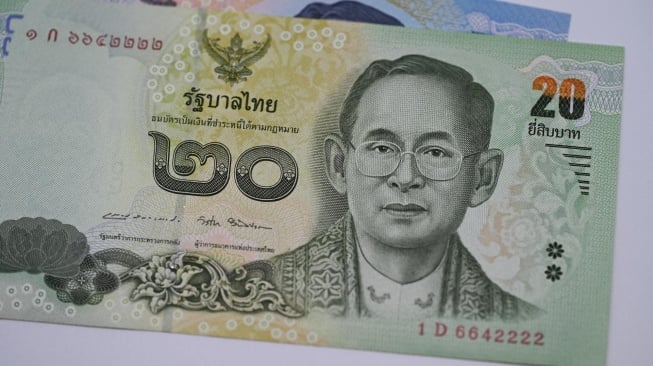 Ilustrasi Baht. [Pexels]