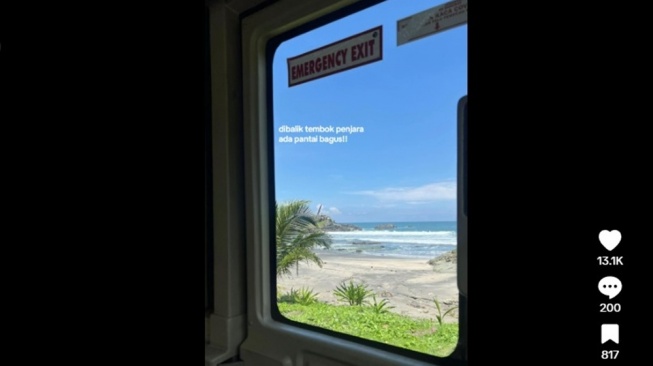 Foto Lapas Nusakambangan Rumah Baru Ammar Zoni. [TikTok]
