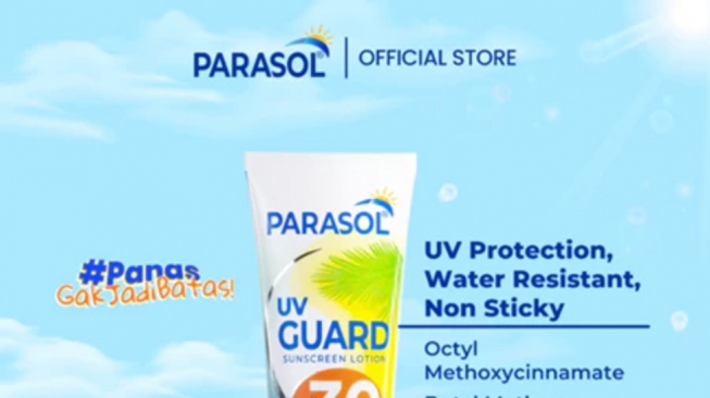 Parasol Lotion Tabir Surya SPF 30 PA+ (Dok. brand)