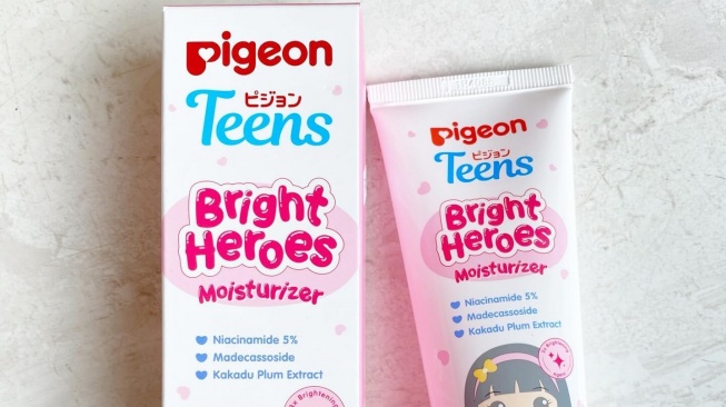 Pigeon Teens Moisturizer Pink untuk Apa? Kupas Tuntas Varian Bright Heroes untuk Wajah Glowing