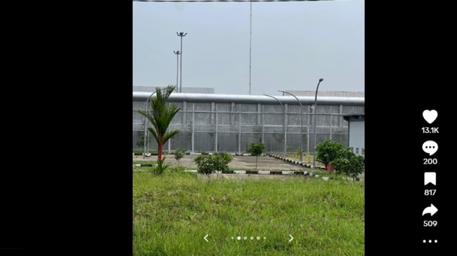 Foto Lapas Nusakambangan Rumah Baru Ammar Zoni. [TikTok]