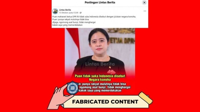 CEK FAKTA: Puan Maharani Tak Suka Indonesia Disebut Negara Konoha, Benarkah?