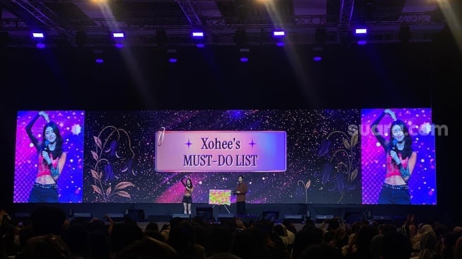 Siap Jelajahi Blok M, Janji Spontan Han So Hee di Fan Meeting Jakarta Disambut Meriah Fans