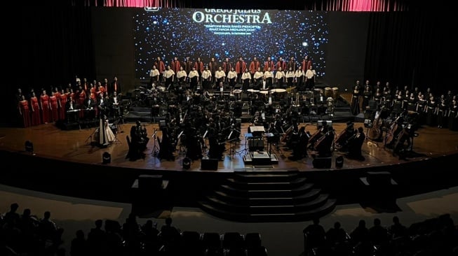 Lewat 22 Lagu di Konser Orkestra, Grego Julius Hantarkan Doa dan Rasa Syukur untuk Sang Pencipta