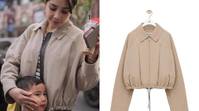 Jaket Nagita Slavina. (Instagram)