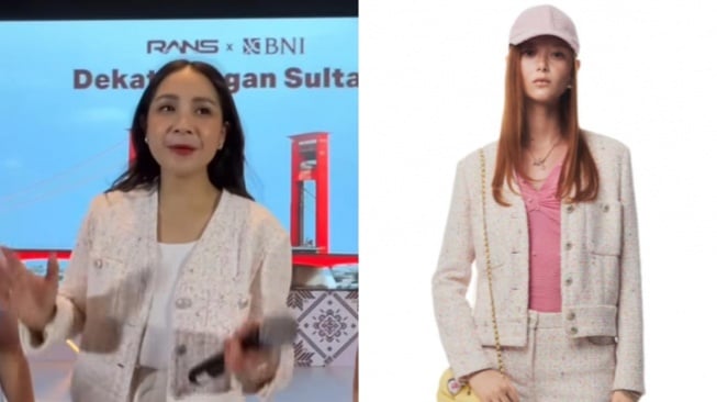 Jaket Nagita Slavina. (Instagram)