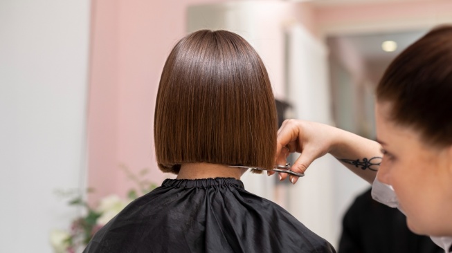 ilustrasi blunt cut (freepik)