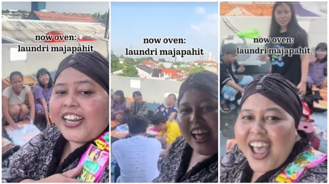 Laundry unik ajak pelanggan mencuci secara manual sekilo cuma Rp2 ribu (TikTok)