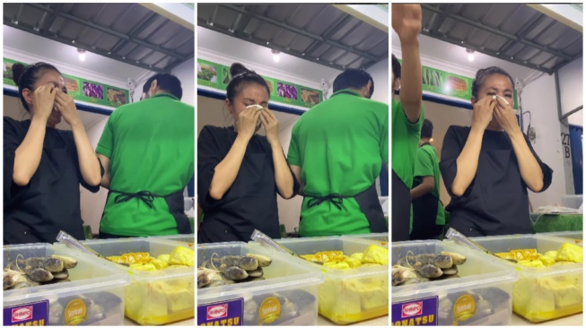 Warung Epy Kusnandar bersama istrinya, Karina Ranau jadi sasaran pungli preman (Instagram)
