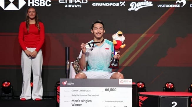 Cerita Jonatan Christie di Balik Gelar Juara Denmark Open 2025, Sempat Ada Masalah pada Badan