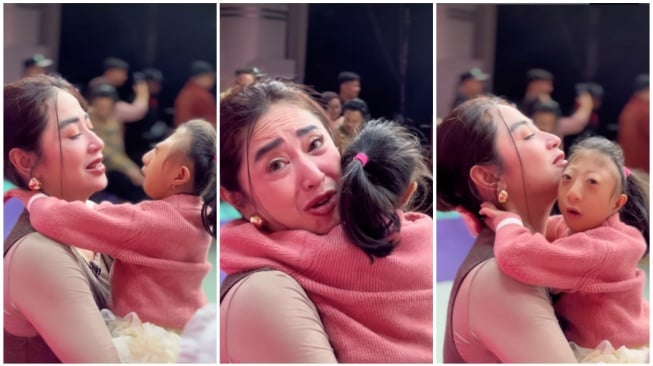 Bikin Banjir Air Mata, Momen Haru Anak Istimewa Peluk Erat Dewi Perssik di Pagi Pagi Ambyar