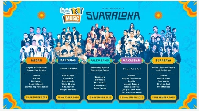 Livin Fest Music SuaraLoka. (suara.com/Tantri A)