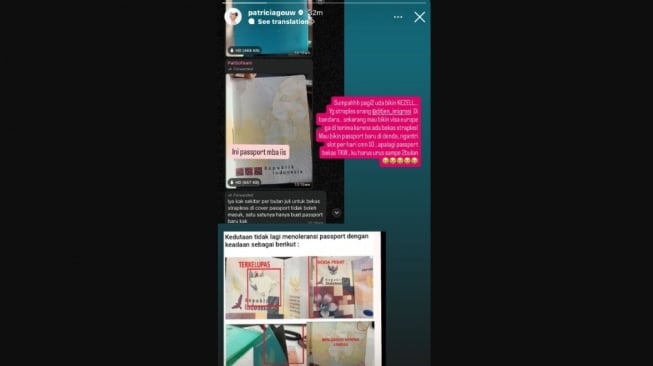 Patricia Gouw Ngomel Paspor Distreples Orang Bandara, Kini Gagal Terbang ke Eropa. [Instagram]