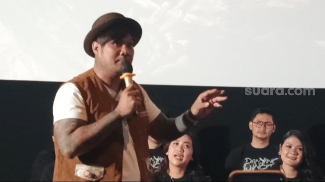 Kocak! Celine Evangelista Sindir Perceraian Cerai Virgoun di Preskon Film