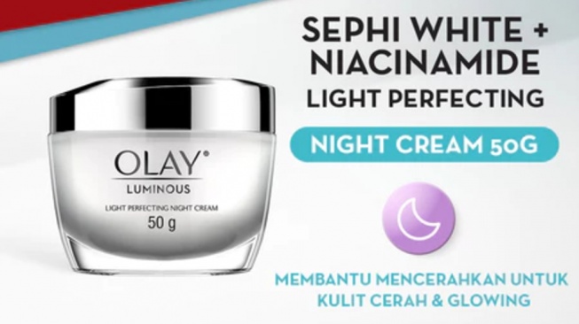 Olay Luminous Light Perfecting Niacinamide Night Cream (Dok. brand)