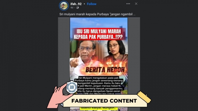 Benarkah Sri Mulyani Marah ke Menkeu Purbaya? Ini Faktanya