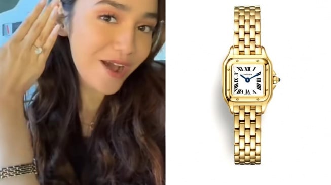 Jam tangan Cartier Syifa Hadju. (Instagram/@fashion_selebriti)