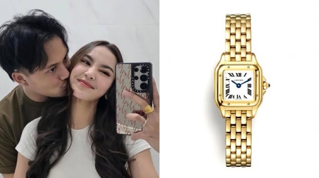 Jam tangan Cartier Mahalini. (Instagram/@fashion_selebriti)
