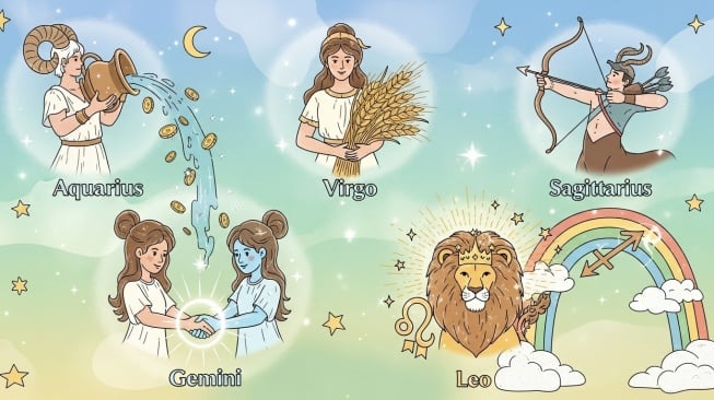 5 Zodiak Paling Beruntung di Akhir Oktober 2025, Cek di Sini Apakah Kamu Termasuk