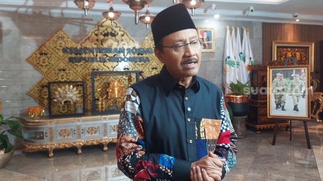 Menteri Sosial Saifullah Yusuf (Gus Ipul). (Suara.com/Lilis)