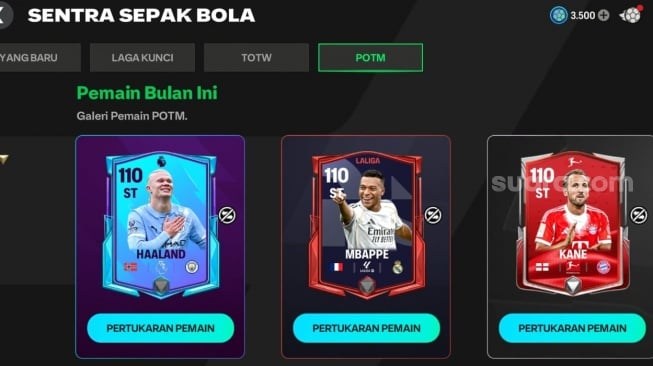 Reward di FC Mobile. (Suara.com/ Rezza Rachmanta)