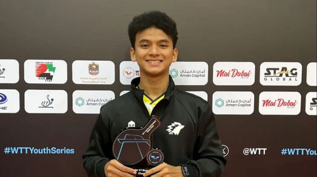 Cetak Sejarah, Atlet Tenis Meja Muda Indonesia Juarai Turnamen Dubai