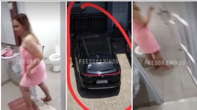 Seorang suami diduga memergoki istrinya selingkuh dengan menggunakan drone (Instagram)