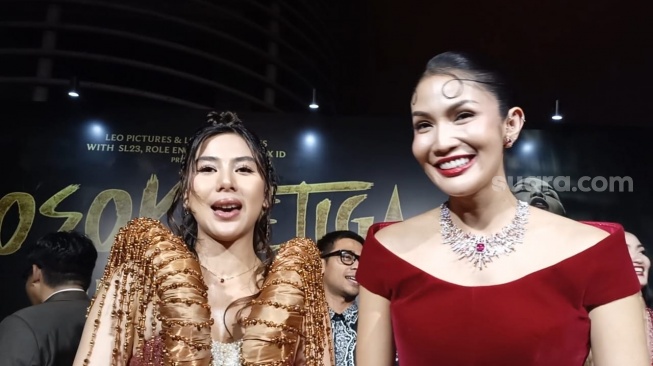 Adinda Thomas dan Aulia Sarah ditemui di Epicentrum, Jakarta Selatan pada Kamis, 23 Oktober 2025. [Suara.com/Rena Pangesti]