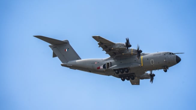 Pesawat angkut Airbus A400M yang akan diterima TNI AU pada awal November 2025. [Airbus] 