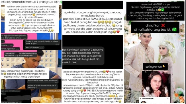 Suami di Jambi Dituding Poroti Mertua dan Berfoya-foya (Instagram)