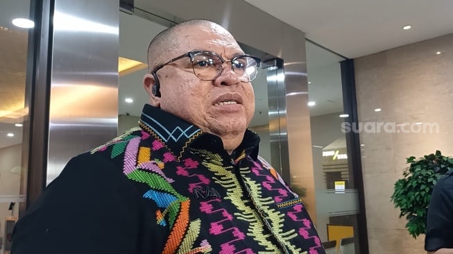  Razman Arif Nasution ditemui di Bareskrim Polri pada Jumat, 24 Oktober 2024 [Suara.com/Rena Pangesti]