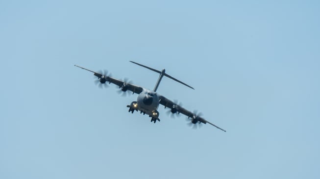 Pesawat angkut Airbus A400M yang akan diterima TNI AU pada awal November 2025. [Airbus] 