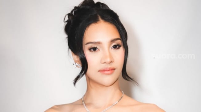 Anya Geraldine untuk film horor Shutter. [Suara.com/Tiara Rosana]